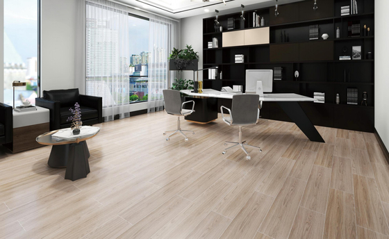 Mua Bên trong văn phòng trường học Sàn tường Gạch sứ bằng gỗ Dải gốm 20x100cm Màu be Chống trầy xước sản xuất trực tuyến