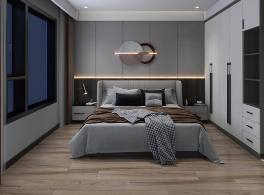 Mua Gạch men bằng gỗ 200X1200mm Dải sứ gia dụng Nhà bếp màu xám Trang trí phòng ngủ sản xuất trực tuyến