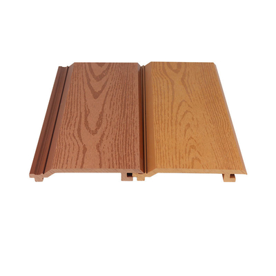 Mua Không thấm nước 145x20.5mm gỗ nhựa composite tấm ván màu nâu WPC ngoài trời tấm tường cho vườn sản xuất trực tuyến