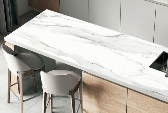 Mua rèm White Sintered Stone Slab 1600x3200x12mm Matte Finish sản xuất trực tuyến