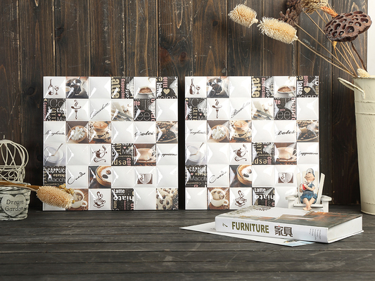 Mua 30x30cm chống vi khuẩn gạch gạch gạch gạch trắng nâu sản xuất trực tuyến