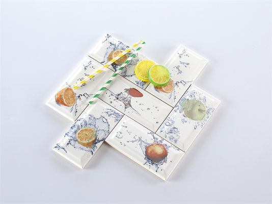 Mua Gạch tường nội thất gốm màu trắng 75x152mm cho bếp sản xuất trực tuyến