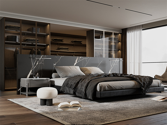 Mua Đen 1420x2700mm Matt Sintered Stone Slabs cho phòng khách sản xuất trực tuyến