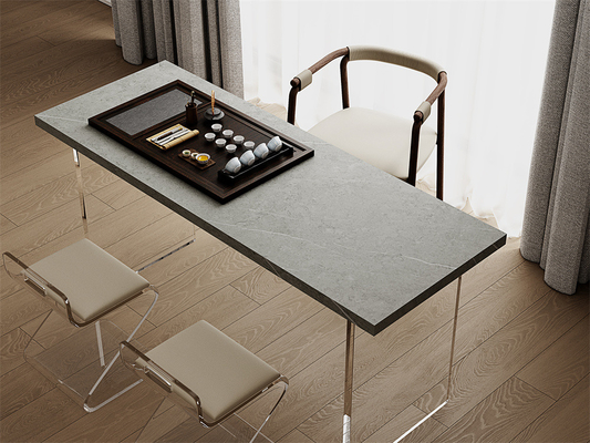 Mua Bốn góc màu xám Matt 1420x2700mm đá sơn cho phòng khách và bàn làm việc sản xuất trực tuyến