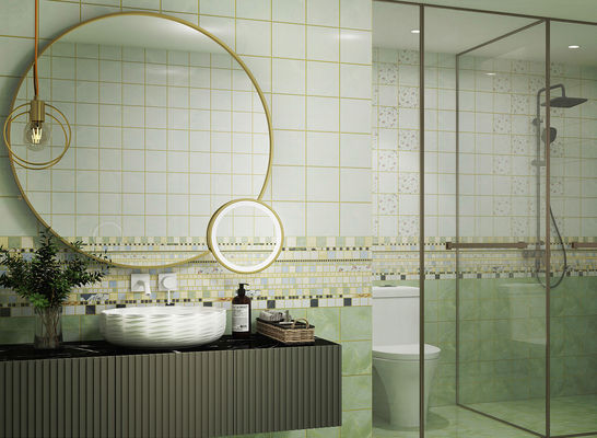 Mua 300x600mm bề mặt gương Green Ceramic Wall Tile cho phòng tắm sản xuất trực tuyến