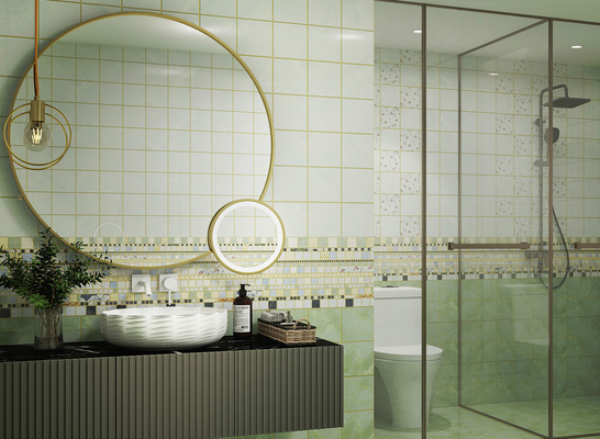 Mua Mặt gương tường xanh gạch gạch thạch và gạch chống nước 300x600mm cho phòng tắm sản xuất trực tuyến