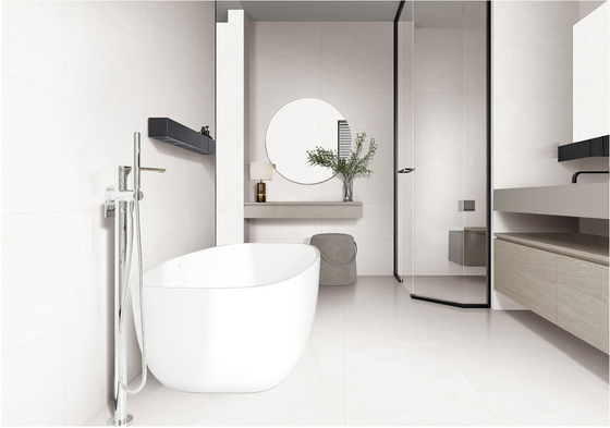 Mua 600x1200mm White Soft Glassed Porcelain Tile And Antibacterial Indoor Floor Tile For Building (Máy làm gạch bằng đồ sứ màu trắng) sản xuất trực tuyến
