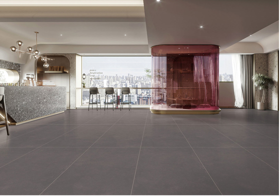 Mua Gạch văn phòng màu xám đậm và Matt 120x60cm tường trong nhà ISO9001 Gạch sứ thủy tinh mềm sản xuất trực tuyến