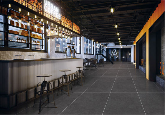 Mua Màu xám sâu 48x24 Starry Glaze Porcelain Tile sàn chống vi khuẩn sản xuất trực tuyến