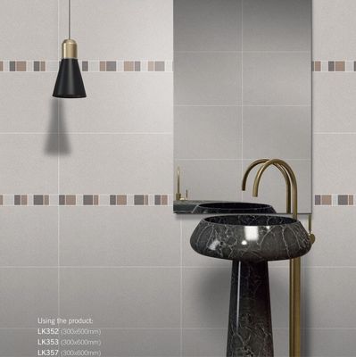 Mua Gạch Porcelain Toàn Thân Xám Nhạt 300x600mm Dùng Cho Tường Thương Mại sản xuất trực tuyến