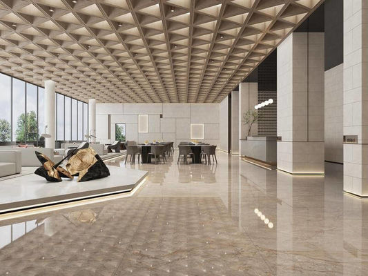 Mua 1200x1200mm Đá gốm gốm gốm màu vàng sáng 0,5% W.A. sản xuất trực tuyến