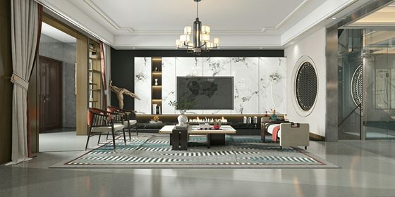 Mua Gạch Porcelain Tráng Men Trắng Bóng 900x1800x9mm Sàn & Tường Trong Nhà sản xuất trực tuyến