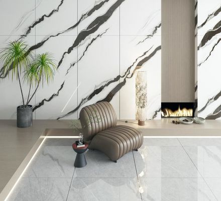 Mua Gạch Porcelain Tráng Men Trắng Carrara Mài Bóng 900x1800mm Chống Trượt sản xuất trực tuyến