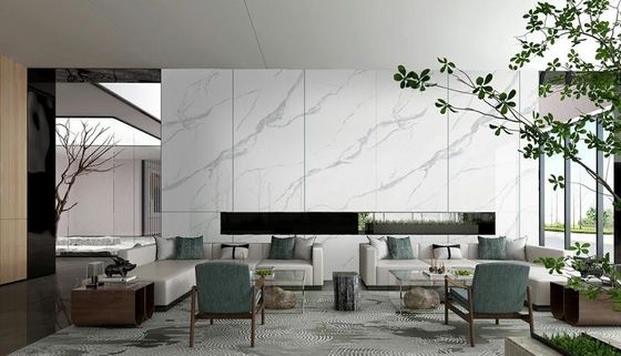 Mua Carrara White Polished Glass Porcelain Tile 900x1800x9mm sản xuất trực tuyến
