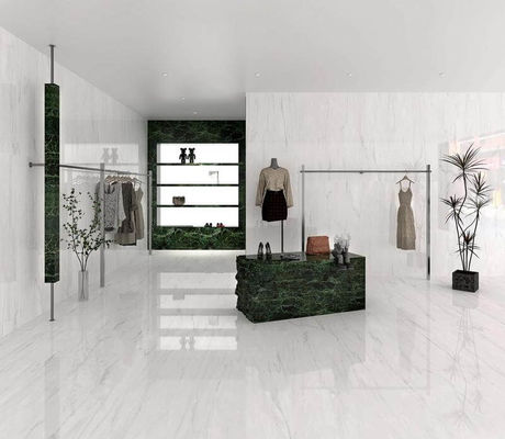 Mua Gạch Porcelain Tráng Men Bóng 1200x1800mm Carrara Kháng Khuẩn sản xuất trực tuyến