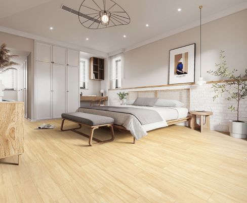 Mua AAA Grade 165x1000mm Dải gạch sứ gỗ màu vàng nâu sản xuất trực tuyến