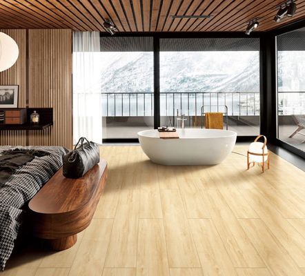 Mua Gạch gốm bằng gỗ loại AAA 250x1500mm Đen vàng đất sét sản xuất trực tuyến