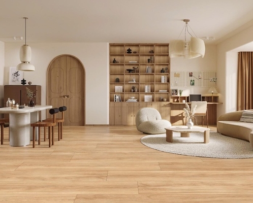 Mua Không thấm nước 300x1800mm sợi porcelain gỗ màu vàng nâu cho phòng khách và phòng ngủ sản xuất trực tuyến