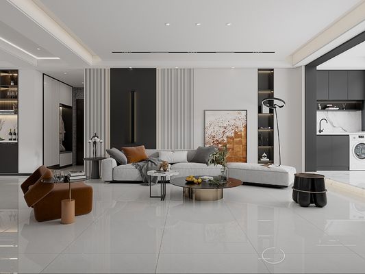 Mua Gạch Porcelain Tráng Men Mài Bóng Xám 800x800mm cho Phòng Khách sản xuất trực tuyến