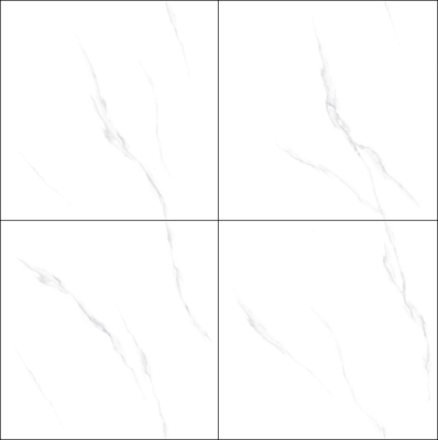 Mua Gạch Porcelain Tráng Men Carrara 800x800mm Chống Ố và Chịu Lửa Màu Trắng Bóng cho Phòng Ngủ và Dự Án sản xuất trực tuyến