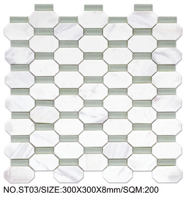Mua Gạch khảm đá tự nhiên Firebrick White 300x300mm dùng cho việc xây dựng lại và hồ bơi sản xuất trực tuyến