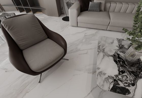 Mua Carrara 1mx1m Đá lửa hiện đại sàn bên trong gạch sứ thủy tinh đánh bóng cho phòng khách và trang trí sản xuất trực tuyến