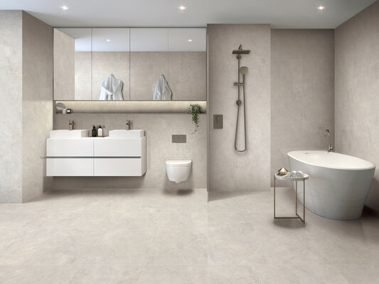 Mua Sàn trong nhà màu be kháng khuẩn và thân thiện với môi trường 600x1200mm Gạch sứ tráng men bản sao để trang trí sản xuất trực tuyến