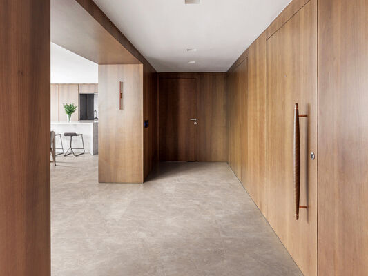 Mua Đồ lót nội thất màu xám và màu beige tuyệt đẹp và bền vững 600x1200mm Replica Glassed Porcelain Tiles For Rebuilding sản xuất trực tuyến