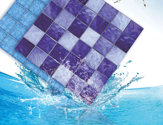 Mua Gạch trang trí bể bơi Backsplash vuông, gạch gốm trang trí SGS 6mm sản xuất trực tuyến
