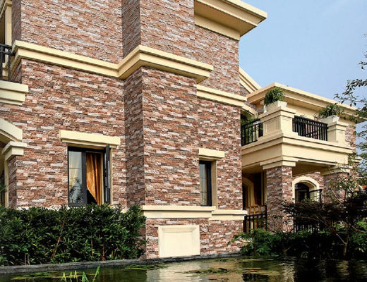 Mua Ngói đá tự nhiên 9.5mm 500SQM, Gạch ốp tường gốm trang trí 150x600mm sản xuất trực tuyến