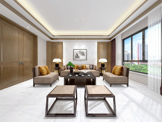 Mua Gạch Porcelain Trắng Carrara Mài Bóng 800x800mm Loại AAA sản xuất trực tuyến