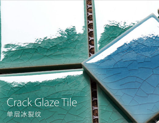Mua 303x303mm Nứt thủy tinh bể bơi mosaic gạch chống kiềm sản xuất trực tuyến