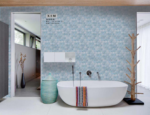 Mua ISO CE 48x6mm Gạch trang trí khảm hình lục giác Kính mờ hoàn thiện tráng men sản xuất trực tuyến