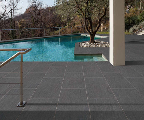 Mua 15-20mm dày gốm sứ ngoài trời gạch chống trượt kháng khuẩn Xám Beige sản xuất trực tuyến