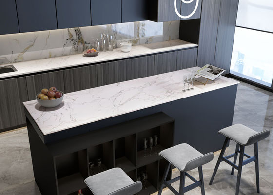 Mua Tấm đá thiêu kết trắng OEM Carrara Độ dày 15mm sản xuất trực tuyến