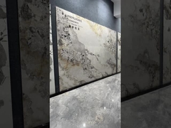 900x1800x9mm gạch kính đánh bóng chống trượt gạch vàng nhạt cho phòng khách