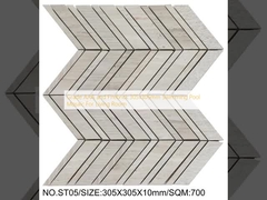 Gạch khảm hồ bơi loại AAA và Firebrick 305x305mm