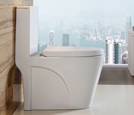 Phòng tắm Sứ Một mảnh Nhà vệ sinh Kéo dài Nhà vệ sinh Sứ
