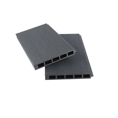 Tấm nhựa tổng hợp bằng gỗ màu xám đậm bên ngoài Tấm vách ngăn Pergola trong sân 170x24mm