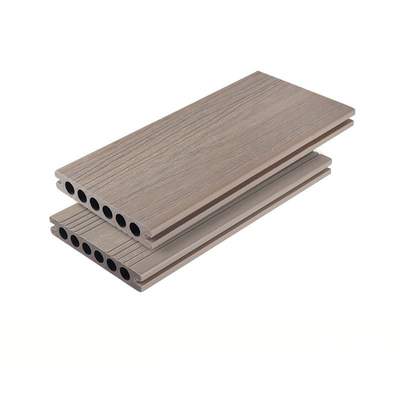 Kaki chống nấm mốc Ván sàn WPC Sàn gỗ nhựa tổng hợp Tấm sàn 138x23mm Trang trí sân ngoài