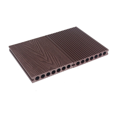 145x22mm Sàn nhựa tổng hợp bằng gỗ Wpc 3D Bảng dập nổi sâu Công viên ngoài trời Ban công