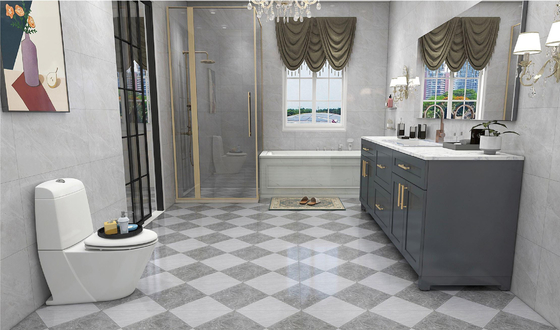 Xám Matt kính gạch gạch gạch gạch 400x400mm tường sàn trong nhà