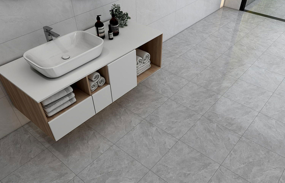 400x400mm đá cẩm thạch nhìn gốm gạch rustic cho trang trí và màu xám tường và sàn gạch cho phòng khách