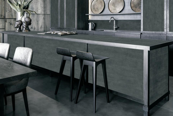 Brooke Grey 1600x3200x12mm Slabs đá Sintered chống mòn