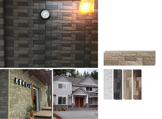 Castle Panel Brown Cultured Stone Brick 1200x300x30mm Kháng khuẩn