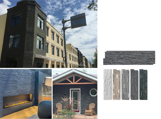 Slate Xám 1160x300x30mm Đá trồng gạch trang trí vườn Kháng axit