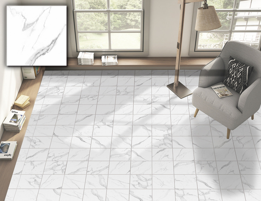 Carrara màu trắng 250x250mm sàn gạch gạch gạch gạch gạch cho phòng khách và gạch tường bền cho trang trí