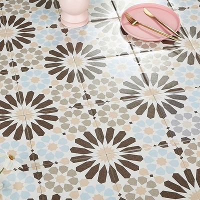 Chống nước Xám và xanh 20x20cm sàn trong nhà và gạch tường cho phòng tắm và gạch gạch gạch lâu bền của văn phòng