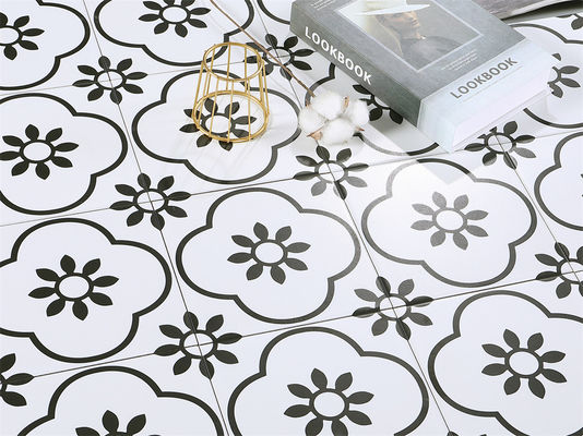 20x20cm Đen trắng gạch gạch gạch gốm AAA lớp tường sàn trong nhà