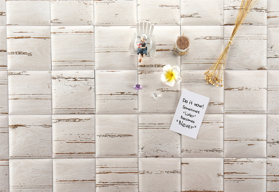 Ống gạch tường nội thất bằng gốm màu beige 152x152mm cho nhà bếp